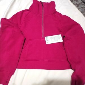 Lululemon Scuba Oversized Half Zip Flunnel Neck
